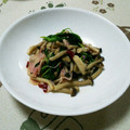 ネコかえる's cooksnap of when they made おろぬき菜(間引き菜)のきのこ炒め.