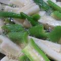 YUN01's cooksnap of when they made 長芋とオクラの酢のもの.