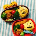 tuyet's cooksnap of when they made ハロウィンデコ弁.