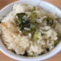 まりこんぶ★'s cooksnap of when they made 大根の葉炊き込みご飯.