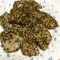 九道礼菜's cooksnap of when they made 材料２つ！！鮭のたっぷり胡麻衣焼き☆.