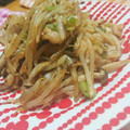 しょみ一's cooksnap of when they made 簡単！節約！もやしと豚こま肉のネギ塩炒め.