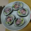 きなきなこ's cooksnap of when they made 【飾り巻き寿司】バラの花.