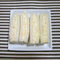 つかぽん。's cooksnap of when they made パン屋さんの贅沢卵サンド.