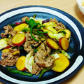 赤きんぎょ16's cooksnap of when they made 簡単☆牛肉とさつまいもの甘辛炒め.