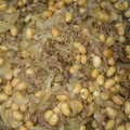 kenlong's cooksnap of when they made 牛肉と大豆と玉ねぎの煮物.