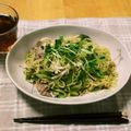 hichite's cooksnap of when they made ◆きゅうりとピリ辛ねぎの塩焼そば◆.