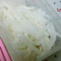 ユーロン's cooksnap of when they made 付け合わせ大根（大根の甘酢和え）.