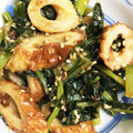 マリーS's cooksnap of when they made エコレシピ♡かぶの葉とちくわの炒め煮.