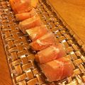 とみ家's cooksnap of when they made 柿とチーズの生ハム巻き.