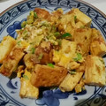 ゆみらんたん's cooksnap of when they made 厚揚げバター焼きのたまごとじ♡.
