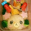 クルミの家's cooksnap of when they made 簡単！プリキュアモフルン☆キャラ弁.
