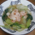 cojy's cooksnap of when they made エビと小松菜の煮浸し.