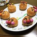 クックB8PGGL☆'s cooksnap of when they made シュークリーム DE アンパンマン.