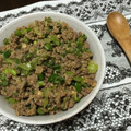 ワンダーふるふる's cooksnap of when they made にんにくの芽と長ネギの卵とじ丼.