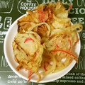 ウメ吉さん's cooksnap of when they made 残った天ぷら衣で玉ねぎのかき揚げ.