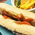 wnemu801's cooksnap of when they made きんぴらごぼうとチーズのサンド.