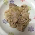 moguy's cooksnap of when they made 豚肉 生姜マスタード焼き.