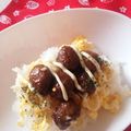 」りふ's cooksnap of when they made パパッとミートボール丼.
