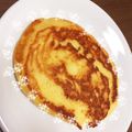†才也佳†'s cooksnap of when they made お砂糖なし！玄米粉のヨーグルトパンケーキ.