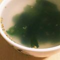 あさここなっつ's cooksnap of when they made お手軽わかめスープ.
