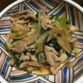 クックGQWFSW☆'s cooksnap of when they made 小松菜と豚こま肉のさっぱり炒め物.
