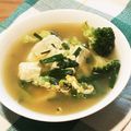 seacomet's cooksnap of when they made 生姜と卵とブロッコリーのぽかぽかスープ.