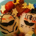 がんもどっき's cooksnap of when they made ジュウオウジャー キャラ弁 型紙付.