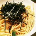 yuyayazu's cooksnap of when they made 簡単　タラコスパゲッティ.