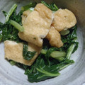 夢遊草's cooksnap of when they made 薄揚げと水菜の炊いたん♡.