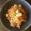 oyukidesu's cooksnap of when they made 枝豆たっぷり♪ふわふわ卵の人参しりしり.