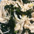 ちびなる子ちゃん's cooksnap of when they made ねばつる♪えのきとオクラの副菜.