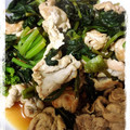 Kanaslunch's cooksnap of when they made 豚肉と法蓮草の炒め物 〜柚子ポン風味〜.