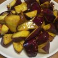 daneri's cooksnap of when they made フライパンで簡単♪揚げないカリほく大学芋.