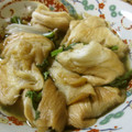 低カロ探検隊's cooksnap of when they made 油麸と春菊の簡単すぎる煮物.