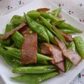 ふたごっち's cooksnap of when they made 簡単美味しいささげのベーコン炒め♪.