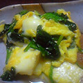♪天助♪'s cooksnap of when they made ほうれん草とカマンベールの卵とじ.