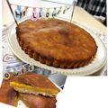 kururincho's cooksnap of when they made ハロウィンにも♪ かぼちゃのタルト♡.