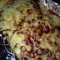 nsao's cooksnap of when they made 低カロリー！ボリューム大！ささみピザ.