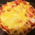 ☆きょこたん's cooksnap of when they made 発酵なし！オーブンなし！超簡単ピザ‼.