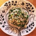 Vanillatan's cooksnap of when they made 大根の葉のチャーハン.
