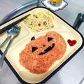 クック5O8STA☆'s cooksnap of when they made ハロウィン★卵しのばせオムライス.