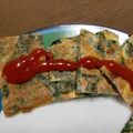 saeed's cooksnap of when they made モロヘイヤの和風オムレツ.