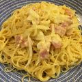 とちマメ's cooksnap of when they made 簡単でおいしい☆牛乳で濃厚カルボナーラ.