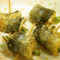 由芽15's cooksnap of when they made ✿簡単✿サンマの味噌巻き揚げ.