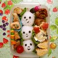 komutatata's cooksnap of when they made お月見☆だんご三兄弟☆簡単♡キャラ弁.