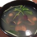 makosaka's cooksnap of when they made しじみのすまし汁.