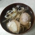 サーフブレイド's cooksnap of when they made めんつゆで簡単♫♬すり身のすまし汁♫♬.