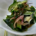 えいとさん's cooksnap of when they made ✿きゅうりとミョウガと若布のナムル✿.