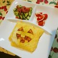 ちばと's cooksnap of when they made ハロウィンデコ弁.